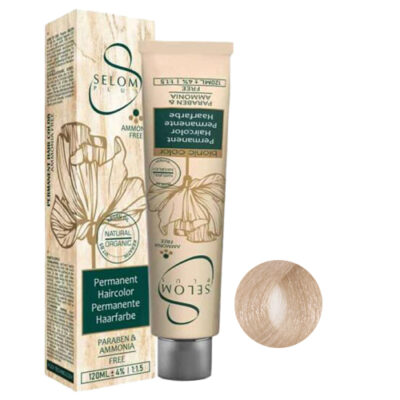 رنگ مو بدون آمونیاک سلوم شماره 0-10 حجم 120 میل رنگ بلوند پلاتینه