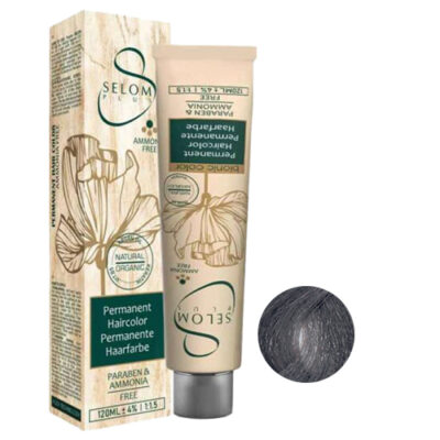 رنگ مو بدون آمونیاک سلوم شماره 1-6 حجم 120 میل رنگ بلوند دودی تیره