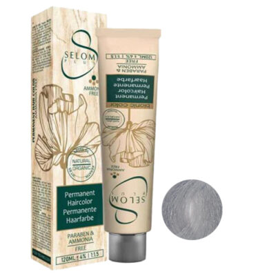 رنگ مو بدون آمونیاک سلوم شماره 1-10 حجم 120 میل رنگ بلوند دودی پلاتینه