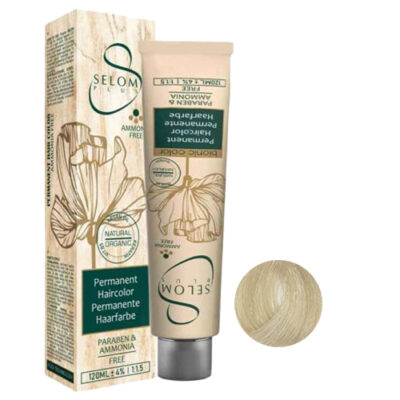 رنگ مو سلوم شماره 8-9 حجم 120 میل رنگ بلوند زیتونی خیلی روشن